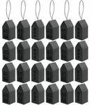 Adventskalender Papph&auml;user,24 Stk., 9x4,5x4,5cm, MIX