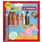 STABILO Aquarellbuntstift woody 3 in 1