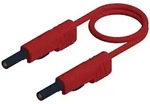 Hirschmann Test & Measurement MLB 200/1 V rt Messleitung Lamellenstecker 4 mm