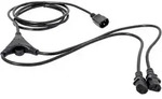 HAWA 1008272 Kaltger&auml;te Y-Kabel Schwarz 2.35m