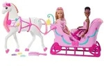 Barbie Pferd & Schlitten.JNH63