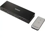 SpeaKa Professional SP-SWAP-500 KVM-Matrix-Switch mit Audio-Ports 3480 x 2160...