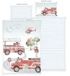 Klaus Hering 2485416063 - babybest&reg; Bettw&auml;sche, Feuerwehr, Made in Green,