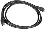 Akyga USB-Kabel USB-A Stecker, USB-Micro-B 3.0 Stecker 1.80m Schwarz AK-USB-13