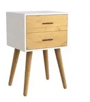 Nachttisch mit 2 Schublade 45x30x56 cm Singol XXL