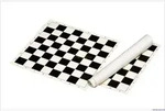 Schachbrett rollbar, Feld 50 mm, aus Kunststoff, schwarz creme