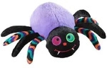 Heunec 453968 - Halloween Spinne orange/schwarz, Pl&uuml;sch, 22 cm