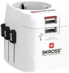 Skross 1302470 Reiseadapter Pro Light USB (2xA) -World