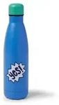 Trinkflasche 500ml Edelstahl blau