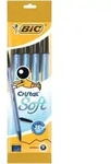 BIC Kugelschreiber Cristal Soft 0.45 mm schwarz, 4er Set