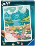 CreArt Adults Trend - Blumenmeer am Bergsee