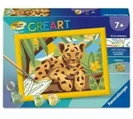 CreArt, Malen nach Zahlen Kinder - Baby Leopard