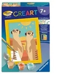 CreArt, Malen nach Zahlen Kinder - Neugierige Erdm&auml;nnchen