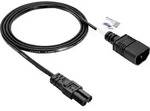 Akyga Strom Anschlusskabel 1.5m Schwarz