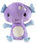 Heunec 451957 - Axolotl, violett, Kuscheltier, GRS-Pl&uuml;sch, 20 cm