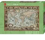 WILLEM BLAEU WORLD, HEYE Puzzle von Adam Shaw