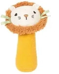 Babyspielzeug kleine Rassel & Stoffgreifling "Little Lion