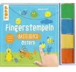 Fingerstempeln. Bastelblock Ostern