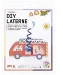 FOLIA Bastelartikel DIY Laterne Fuererwehr Auto (FIRE ENGINE) inkl. 1 LED-Licht, 1