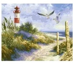 MNZ - D&uuml;nenlandschaft mit Leuchtturm