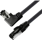 BKL Electronic 144030 RJ45 Patchkabel CAT 8.1 S/FTP 1.5m Schwarz Halogenfrei...