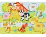 Steckpuzzle Bauernhoftiere