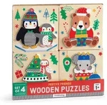 Christmas Set of 4 Wood Puzzles