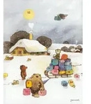 Janoschs Adventskalender "Schlittenfahrt"