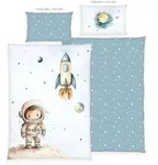 Klaus Hering 2485434063 - babybest&reg; Bettw&auml;sche, Kleiner Astronaut, Made in Green,