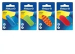 Pelikan Designradierer, 4 verschiedene Farben und Formen, farbig sortiert, 1 St&uuml;ck