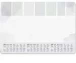 Sigel H6312 Schreibunterlage Wochenplan 2026, 2027, 2028 kariert Wei&szlig;, Grau (B x H)