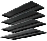 4x Fachb&ouml;den f&uuml;r Stahlschrank Serie Malivo