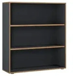 Holz B&uuml;ro Regal B&uuml;cher Ordner Aktenregal Salia 3f