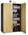 XL Holz Gro&szlig;er Schuhschrank Schuhkommode Lona 5