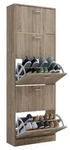 Holz Regal Schuhschrank Schuhkipper Serie Sipos XL