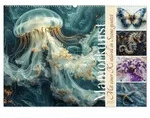 Mamorkunst (Wandkalender 2027 DIN A2 quer), CALVENDO Monatskalender