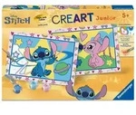 CreArt, Malen nach Zahlen Junior - Disney Stitch & Angel