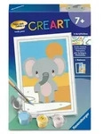 CreArt, Malen nach Zahlen Kinder - S&uuml;&szlig;er Elefant