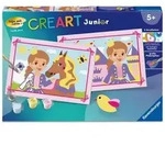 CreArt, Malen nach Zahlen Junior - Kleine Prinzessin