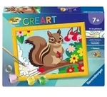 CreArt, Malen nach Zahlen Kinder - Streifenh&ouml;rnchen