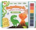 Fingerstempeln zum Malen und R&auml;tseln. Dinosaurier