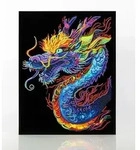 DIAMOND DOTZ - Diamond Painting Neon Drache