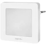 LogiLink LED013 LED013 LED-Nachtlicht mit D&auml;mmerungssensor Quadratisch LED Warmwei&szlig;