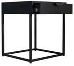 Metall Nachttisch Beistelltisch Schublade Flokas S