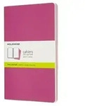 Moleskine Cahier Large/A5, 3er Set, Blanko, Kinetisches Pink