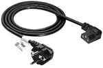 Akyga Strom Anschlusskabel [1x Schutzkontakt-Stecker - 1x Kaltger&auml;te-Buchse C13]