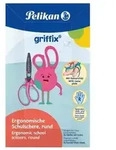 Pelikan Schere griffix&reg; Schulschere rund f&uuml;r Rechtsh&auml;nder LovelyPink