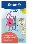 Pelikan Schere griffix Schulschere Linksh&auml;ndermodelle Rund 14cm Blau
