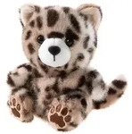 Heunec 160774 - Chagiya Leo Leopard, Antistress-Tier, Pl&uuml;sch, 13cm
