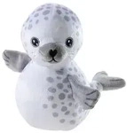 Heunec 422032 - ANTI-STRESS Robbe, Pl&uuml;schtier mit Memory-Foam-F&uuml;llung, 18 cm